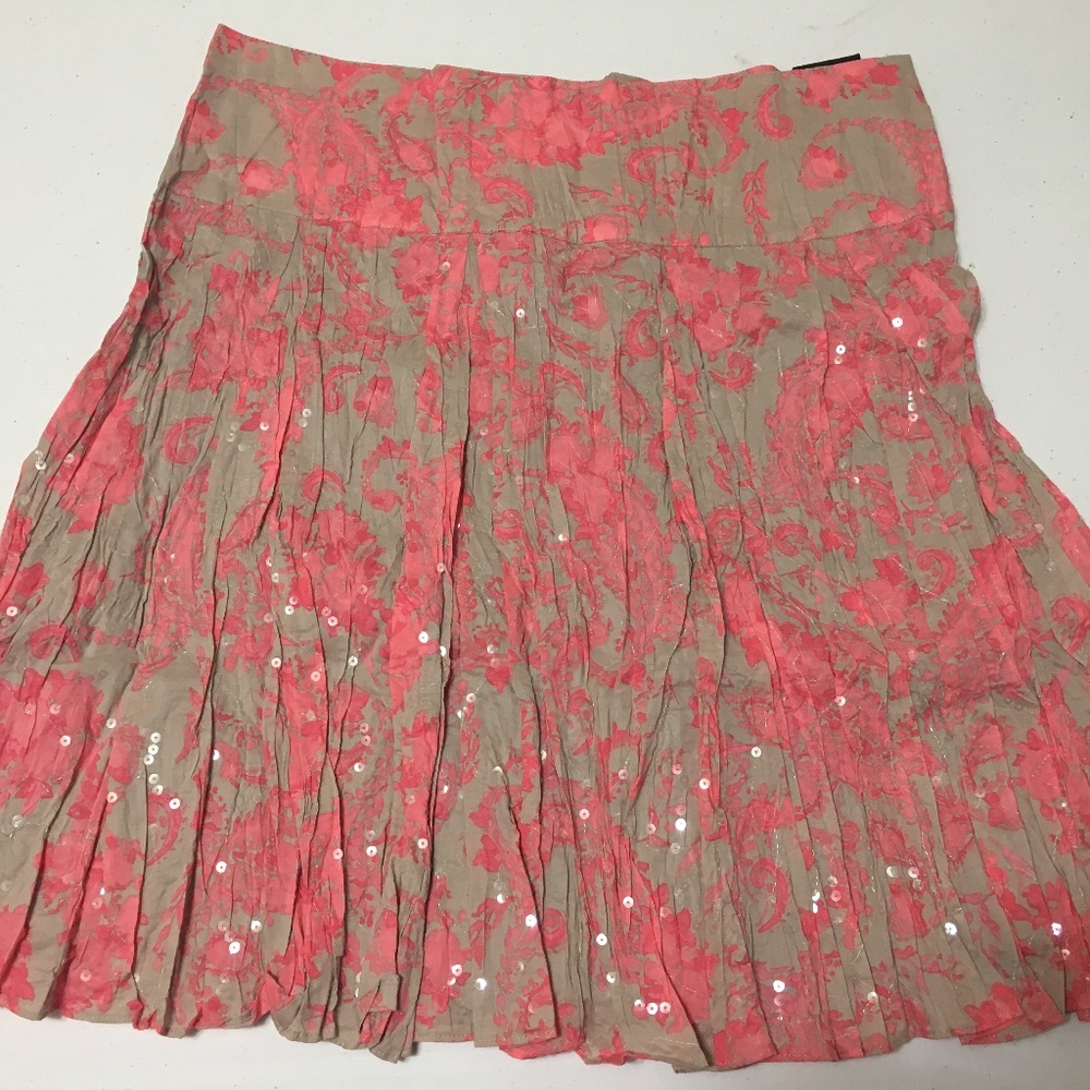 NWT INC International Concepts Skirt 16 Paisley